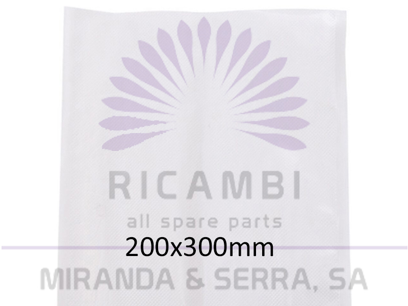 Sacos para Vácuo Frisados 90µ 200x300mm (100 Unidades)