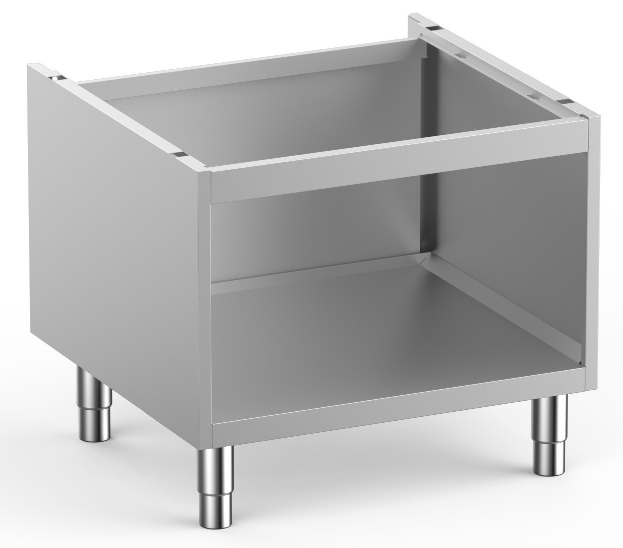 Armário Aberto Inox Linha 700, 700x595x600h mm