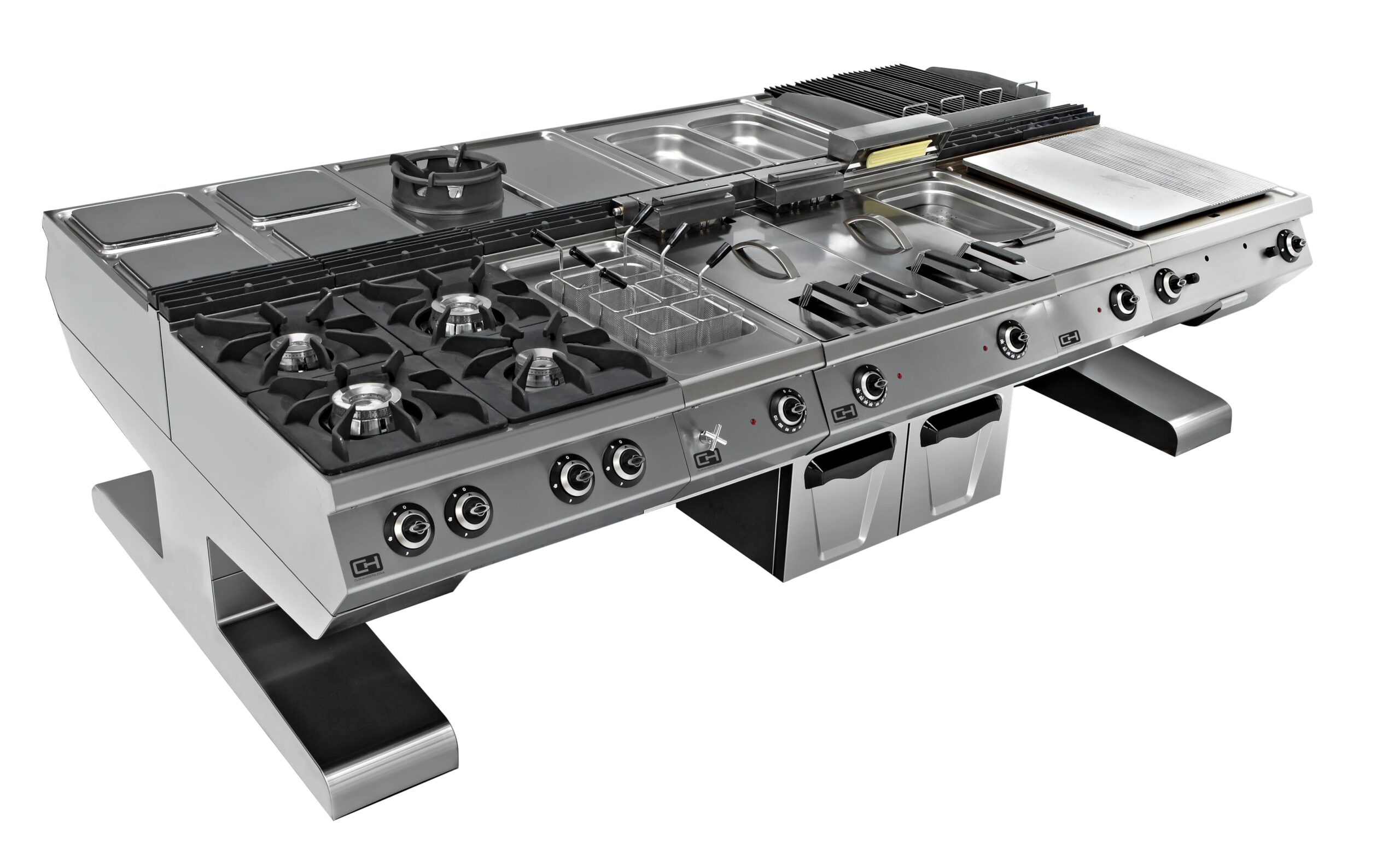 Módulo Neutro Central Inox Linha 700 3200x1370x550mm