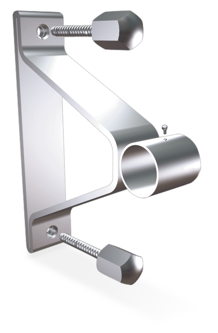 Suporte Ponte Inox com Traseira para Tubo