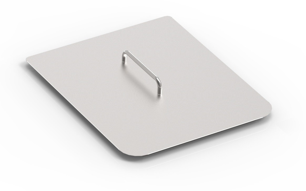 Tampa para Cozedor de Massa 40x73 cm Inox