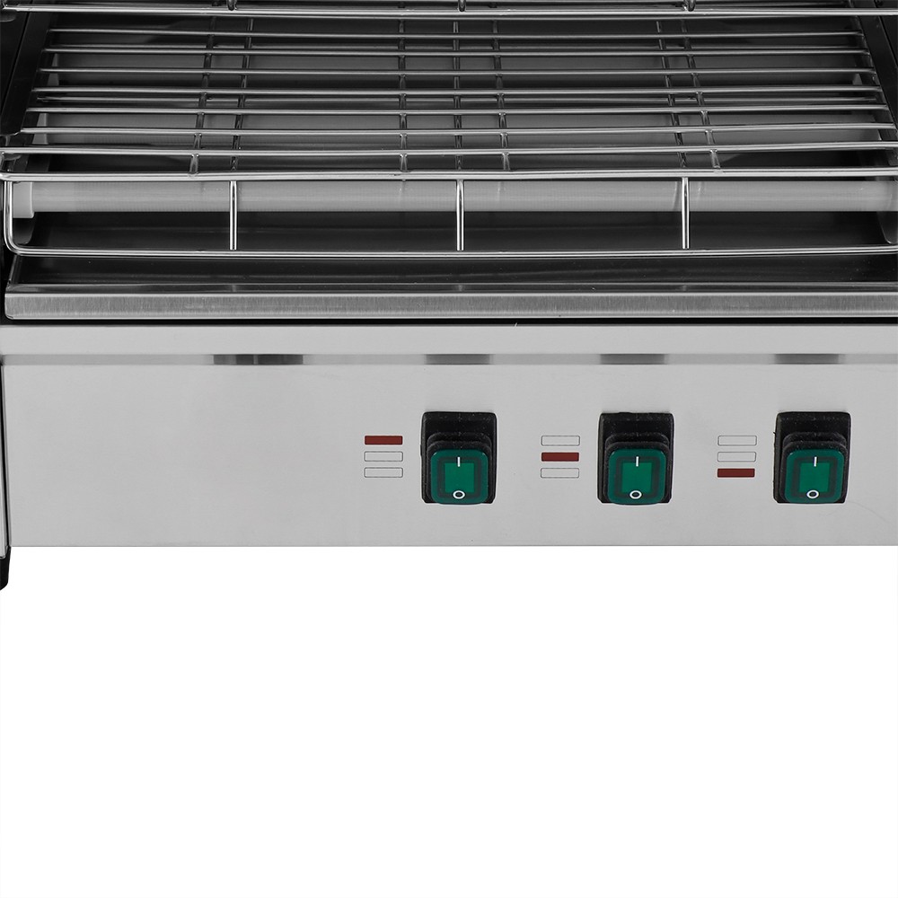 Torradeira Elétrica Profissional Dupla Aço Inoxidável EQO-360