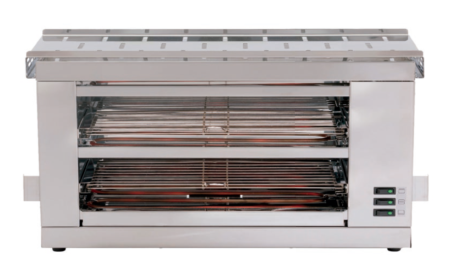 Tostadeira Elétrica Dupla 3,6 kW Grande