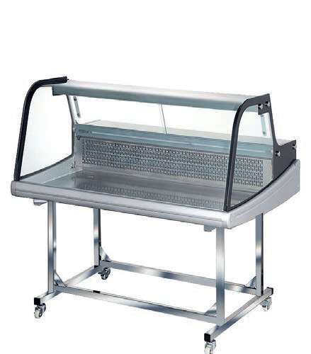 Vitrina Refrigerada Expositiva para Peixe e Carne 255L
