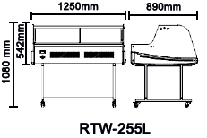 Vitrine Refrigerada Curva para Peixe e Carne 255L