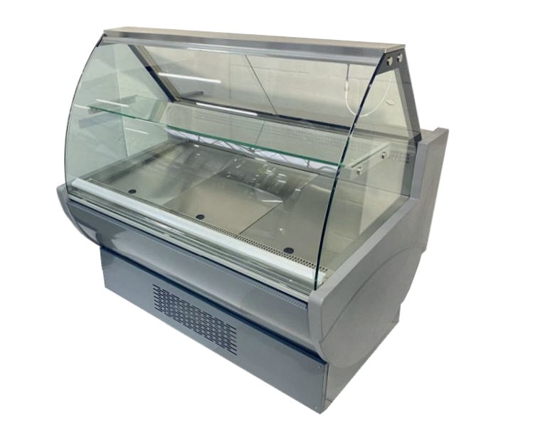 Vitrine Refrigerada Expositora SLIM 130C 1300mm Curva Aberta