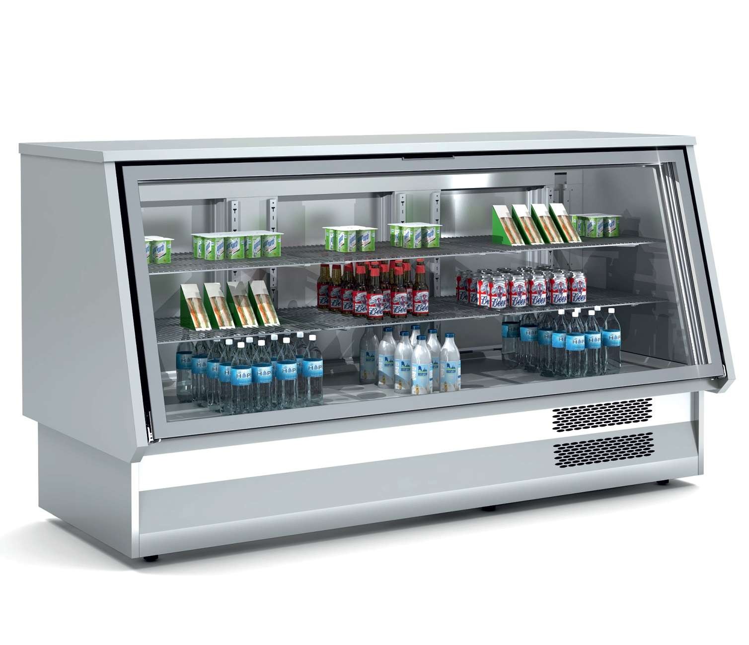 Vitrine Fechada Refrigerada 1500mm para Exposição