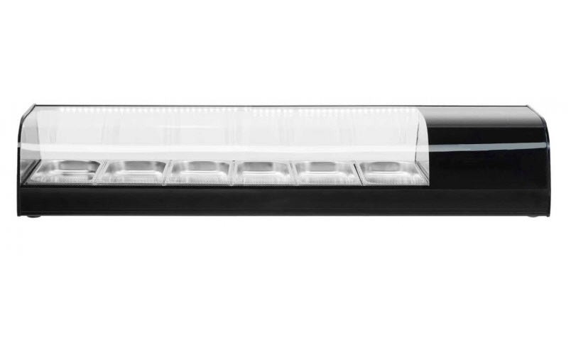 Vitrine Refrigerada de Tapas Profissional 8 Tabuleiros 1750mm