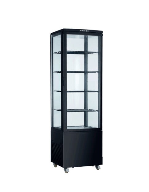 Vitrina Refrigerada Expositiva Profissional 235L Preta