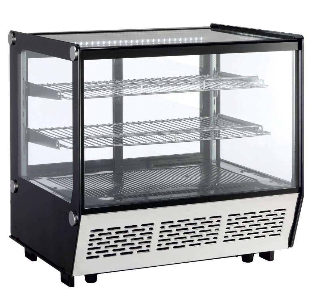 Vitrine Refrigerada Expositora de Balcão, 120L – 710x568x686 mm