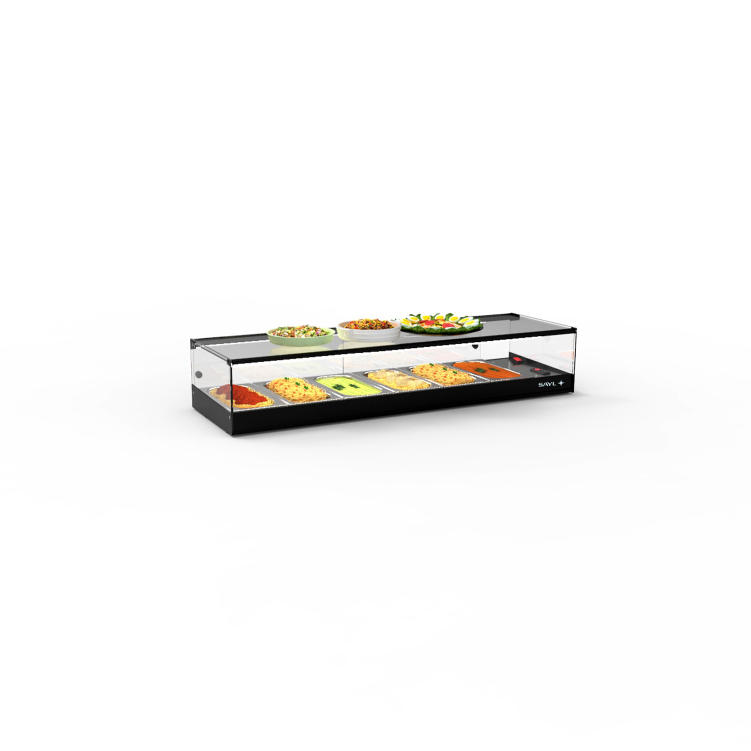 Vitrine Aquecida de Bancada LED CLO6BL – 1190mm