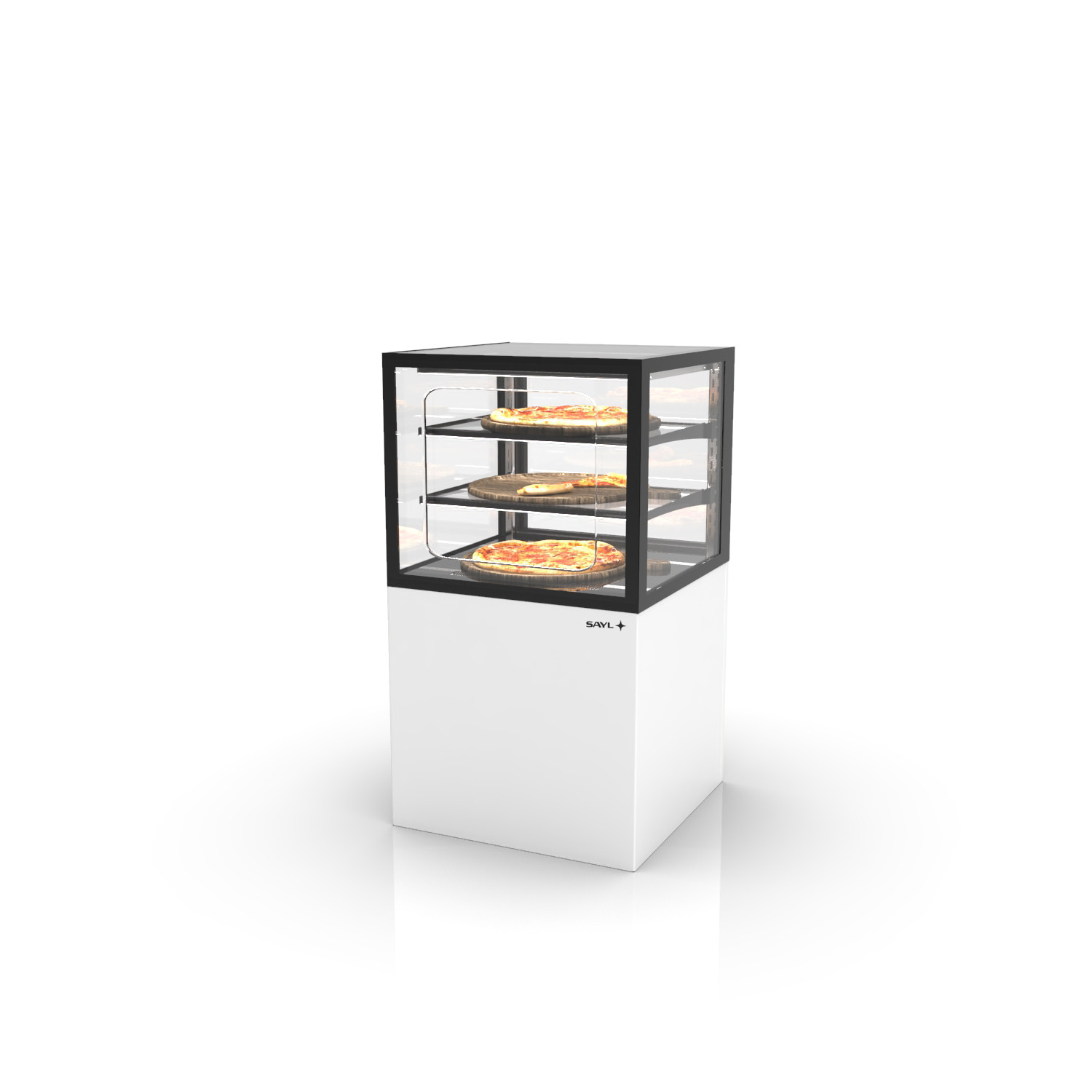 Vitrine Aquecida de Exposição Integra para Grab&Go 600x600x1100 mm