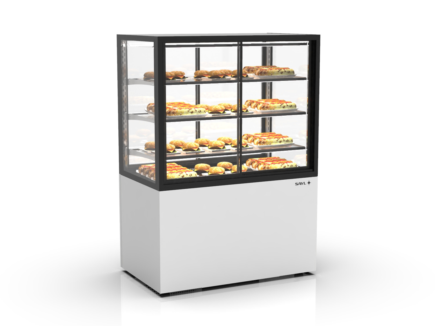 Vitrine Aquecida de Exposição Integra para Pastelaria 1000mm