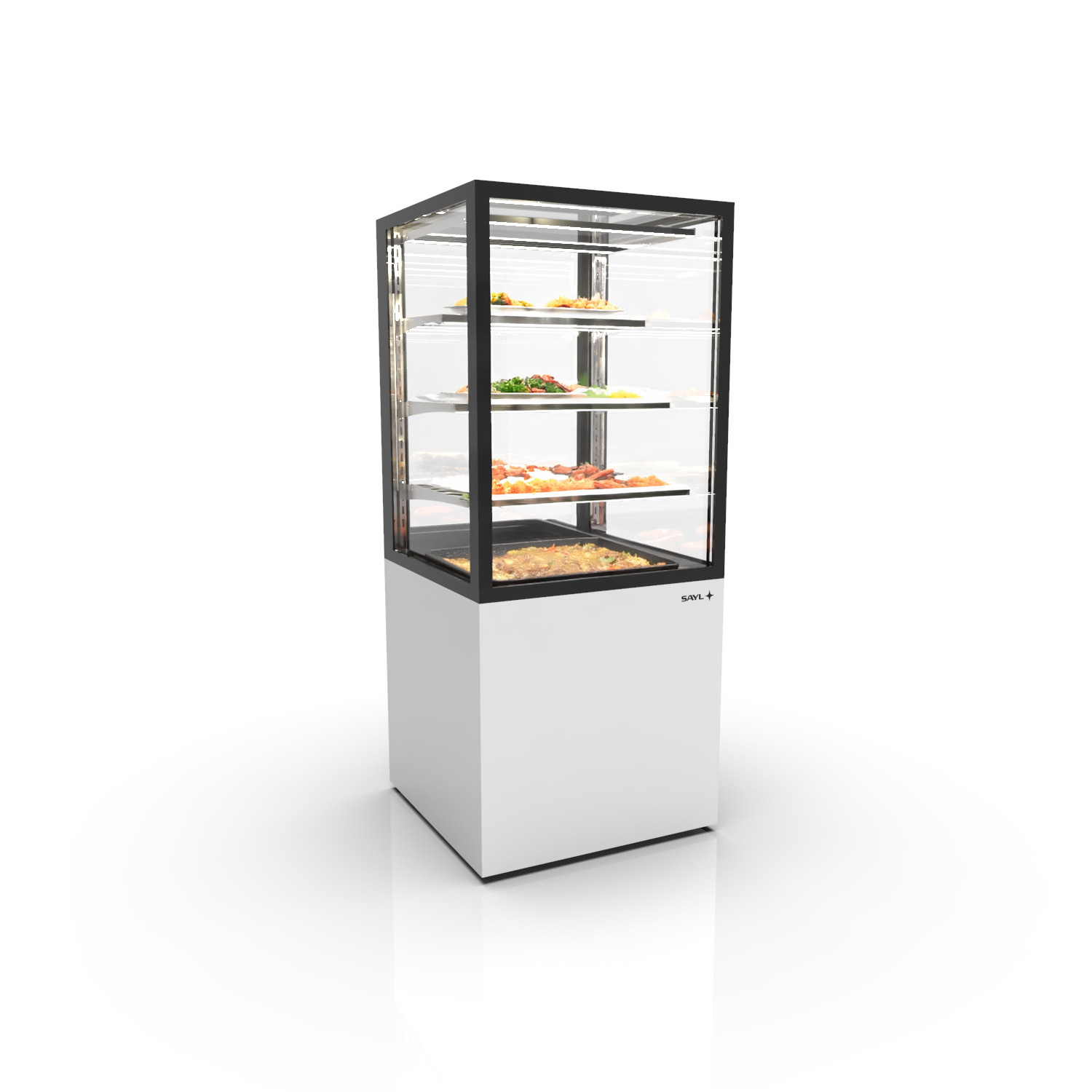 Vitrine de Aquecimento Integra com Acesso Frontal 600x600x1400mm