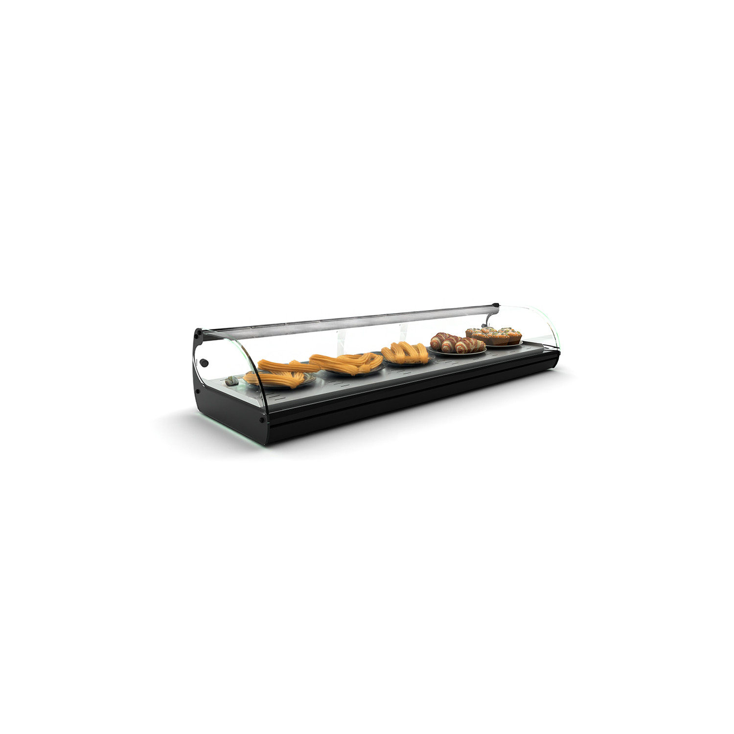 Vitrine Aquecida Profissional 1190mm para Pastelaria