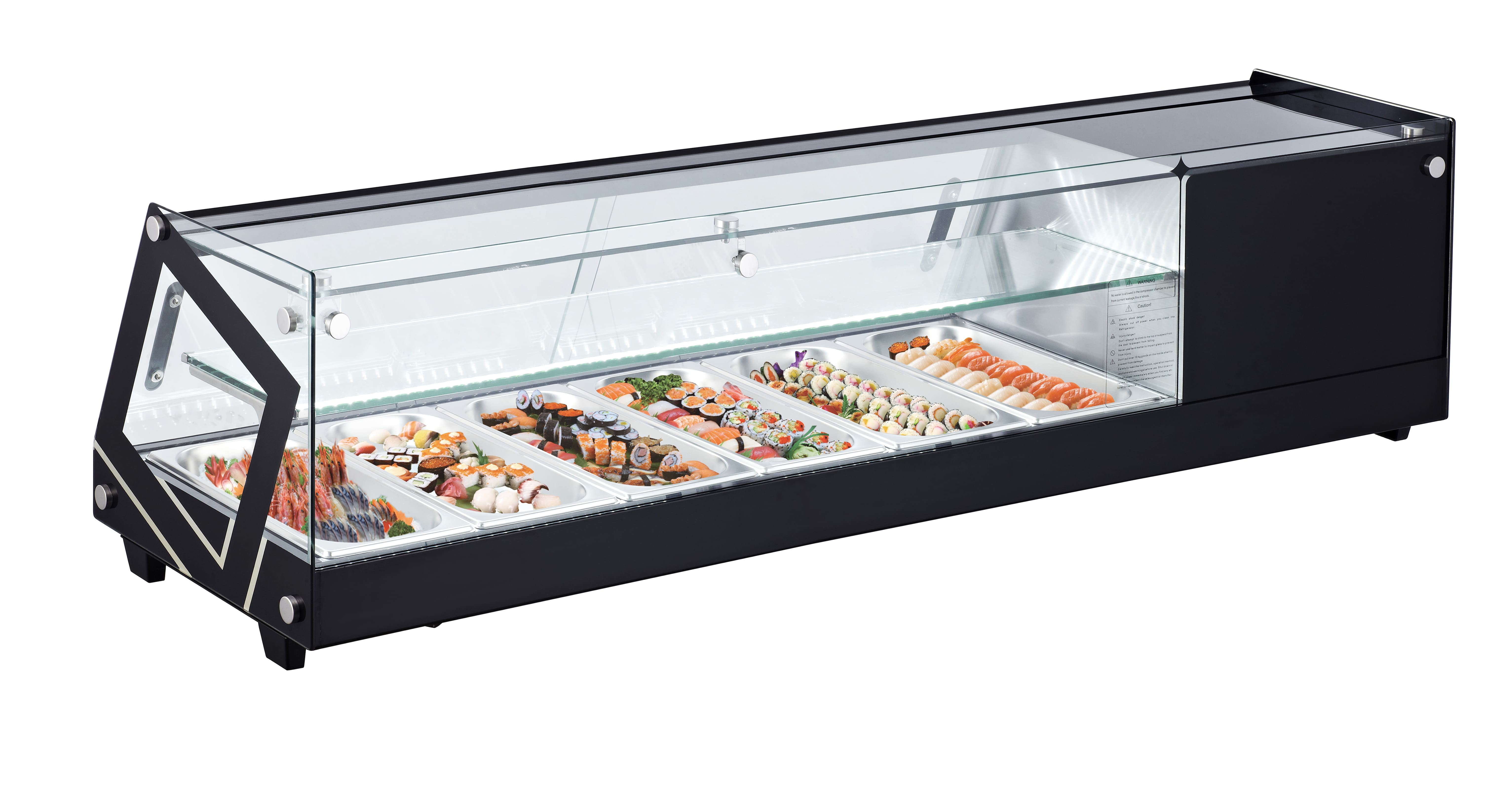 Vitrine Refrigerada Sushi Bancada 6 GN 1/3, 1483mm