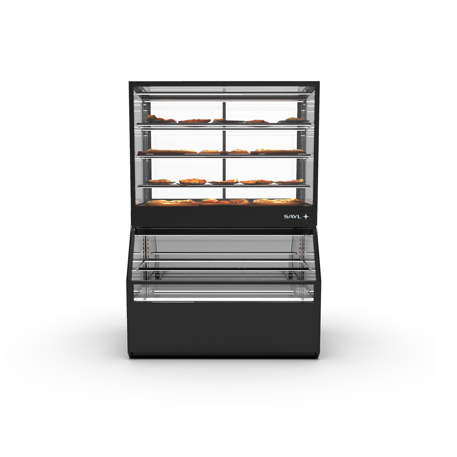 Vitrine Combinada Aquecida e Neutra 1200mm