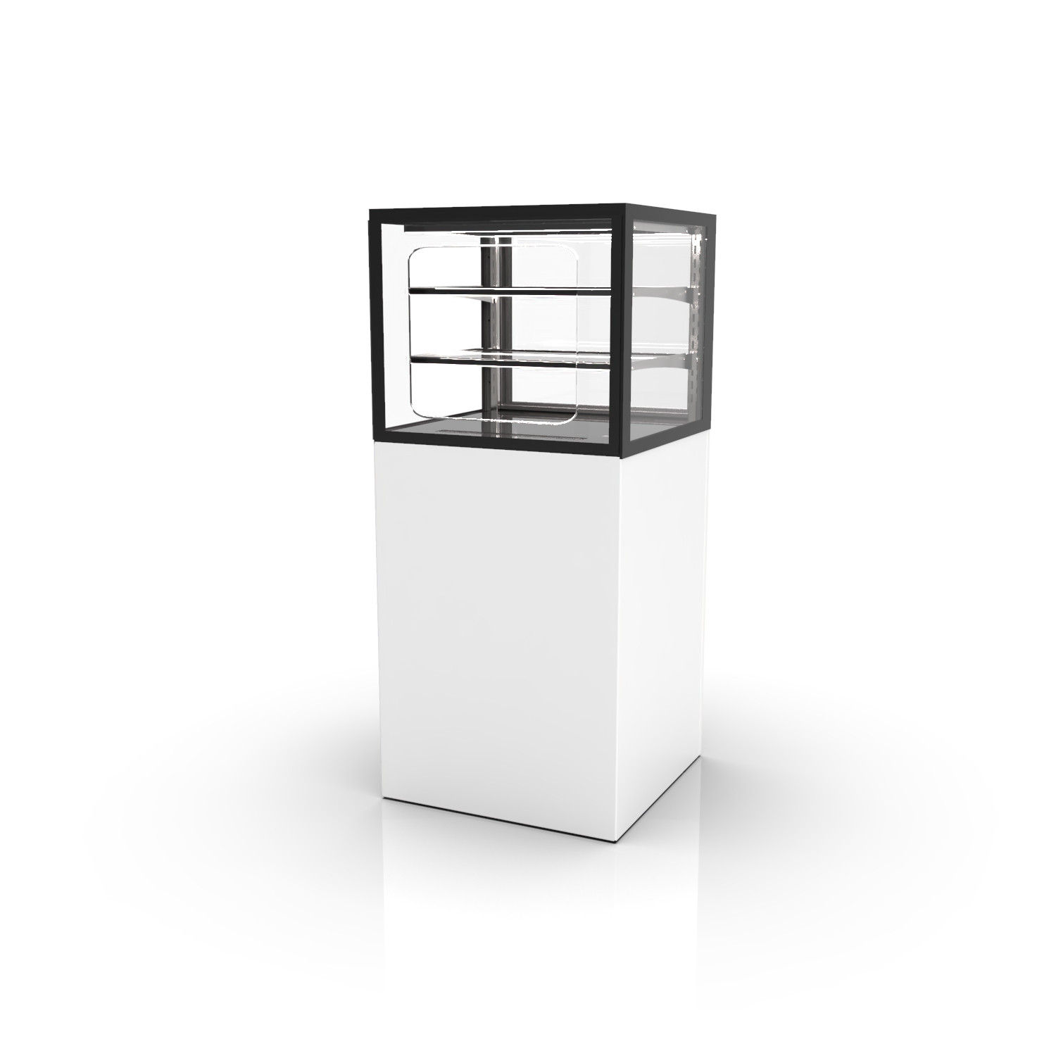 Vitrine Expositora Neutra de Balcão 600x600x1400mm