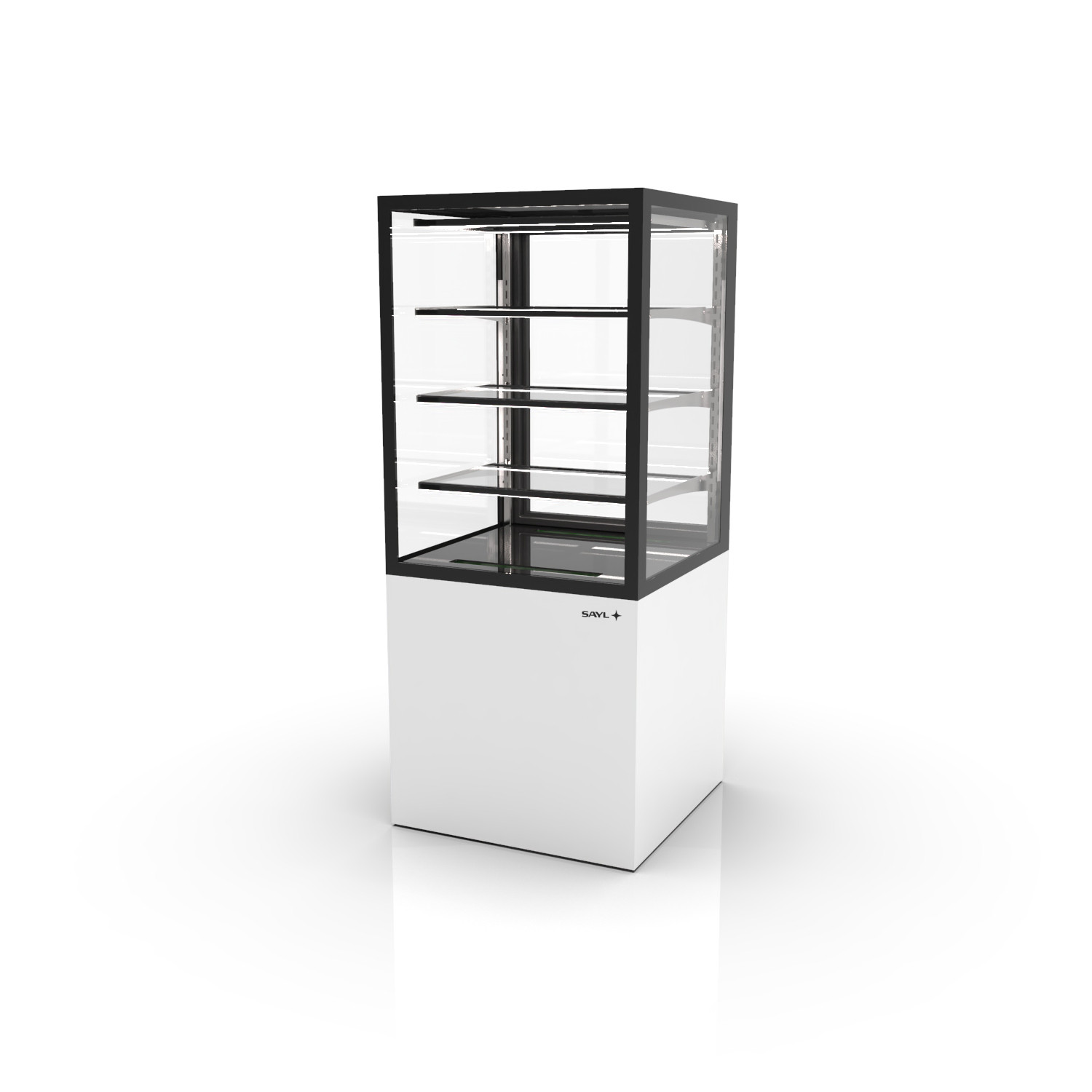 Vitrine Expositora Neutra de Balcão 600x600x1400mm
