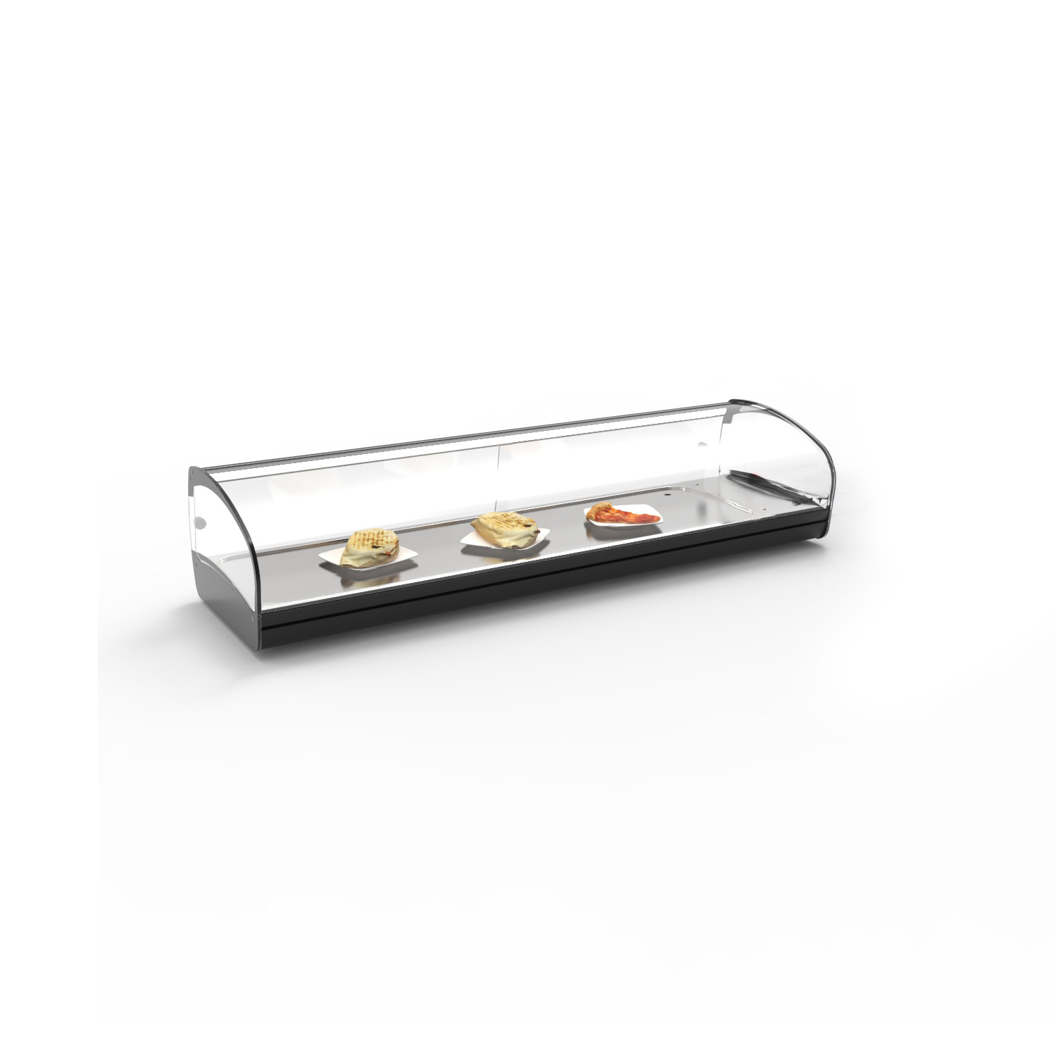 Vitrine Neutra Profissional Expositora Inox 1190mm
