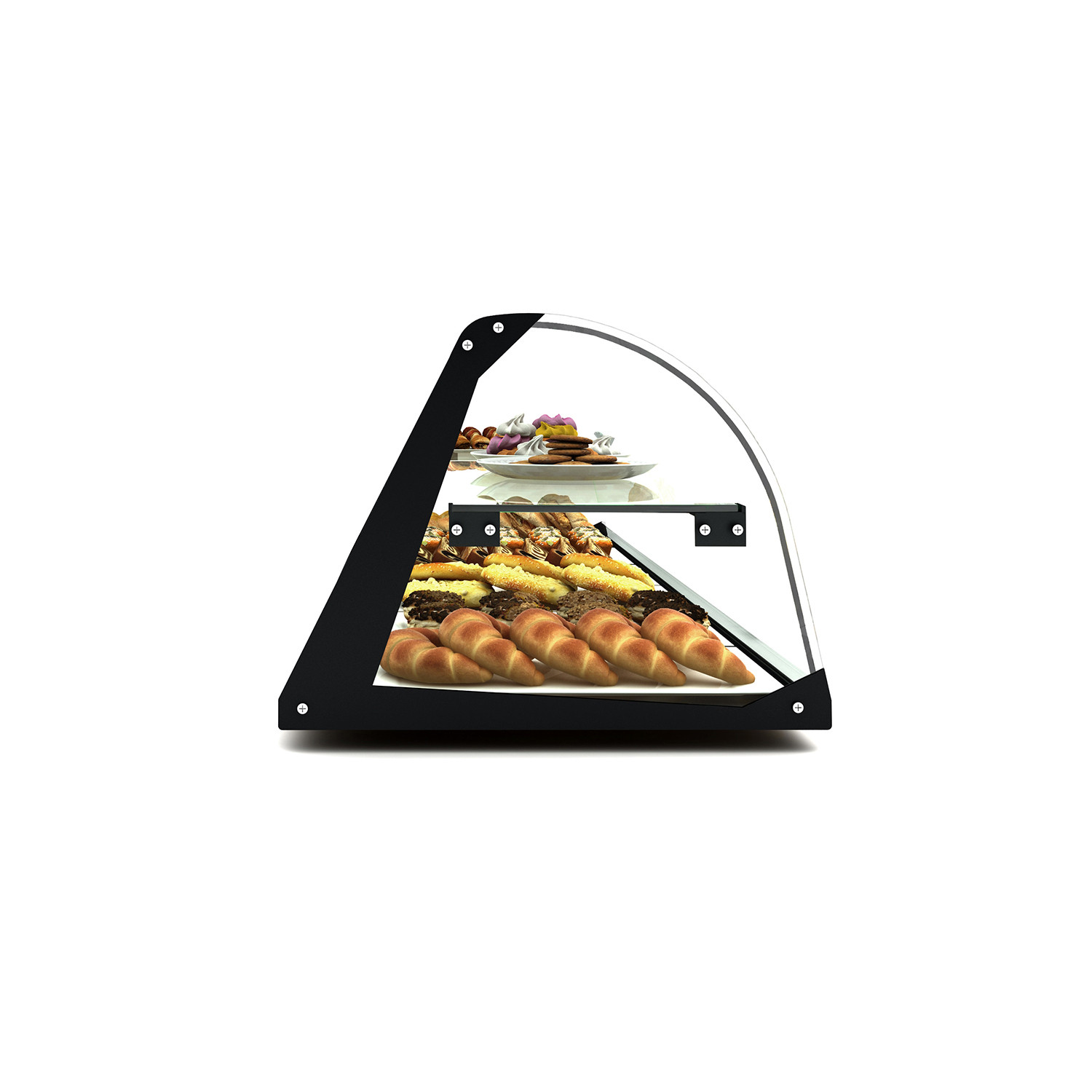 Vitrine Expositora Neutra E24L LED 840x380x290mm