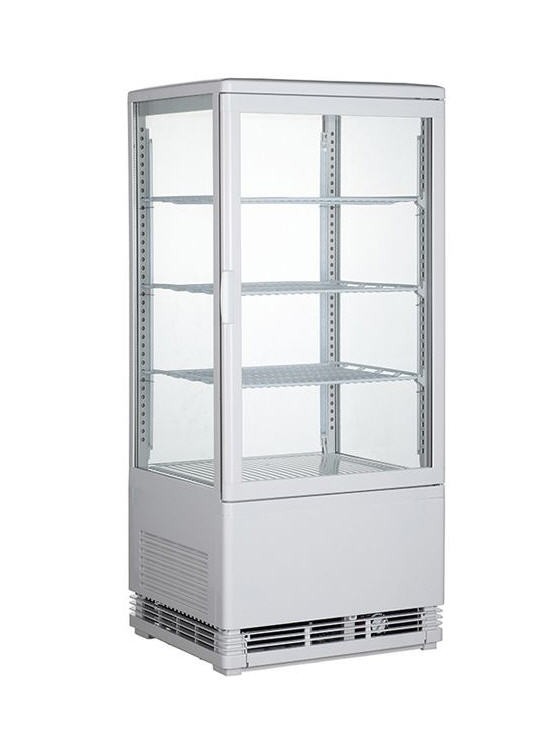 Vitrine Refrigerada Expositora 78L Quatro Faces Vidro