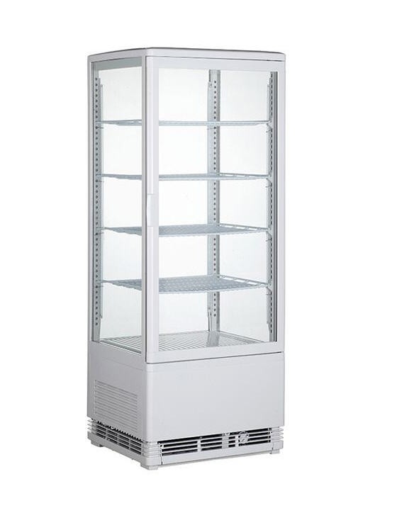 Vitrine Refrigerada Expositora 98L - 4 Faces Vidro