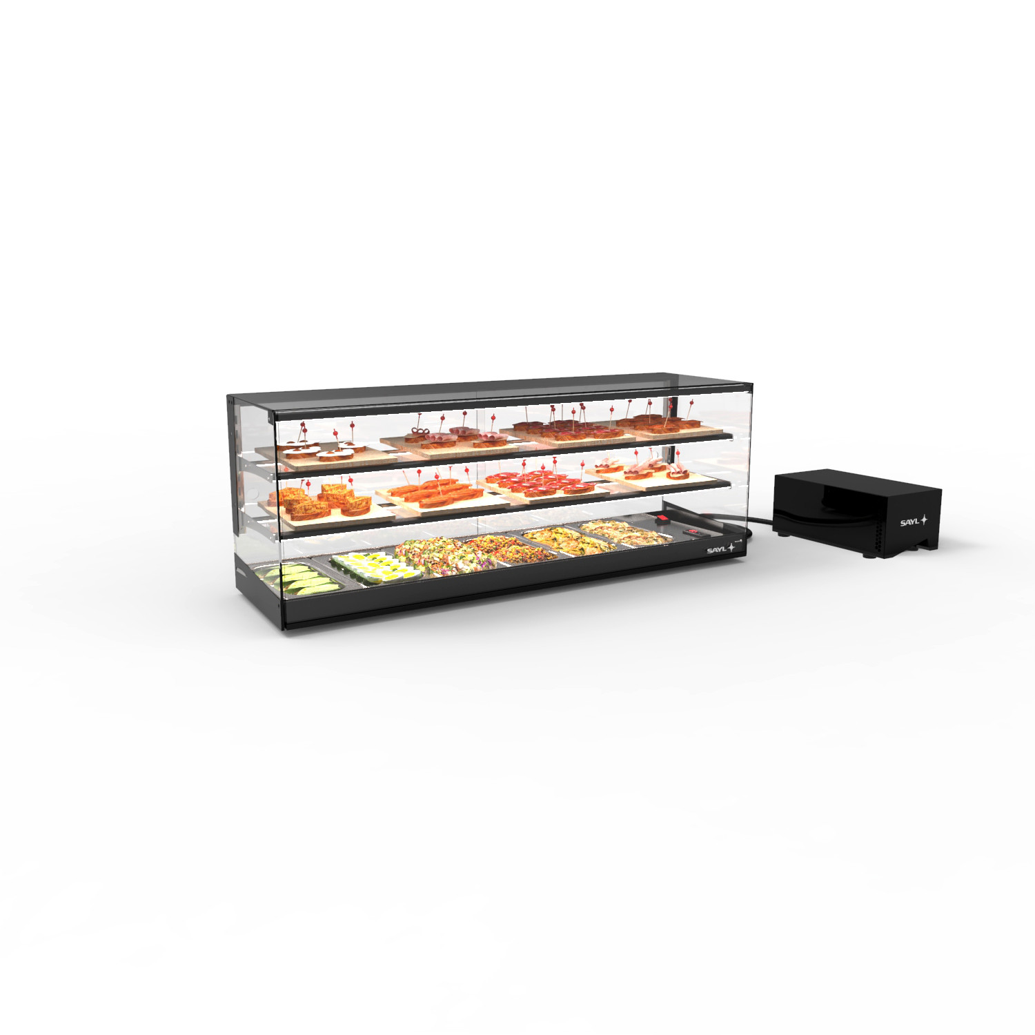 Vitrine Refrigerada de Balcão 3 Andares VTLG26GR-2