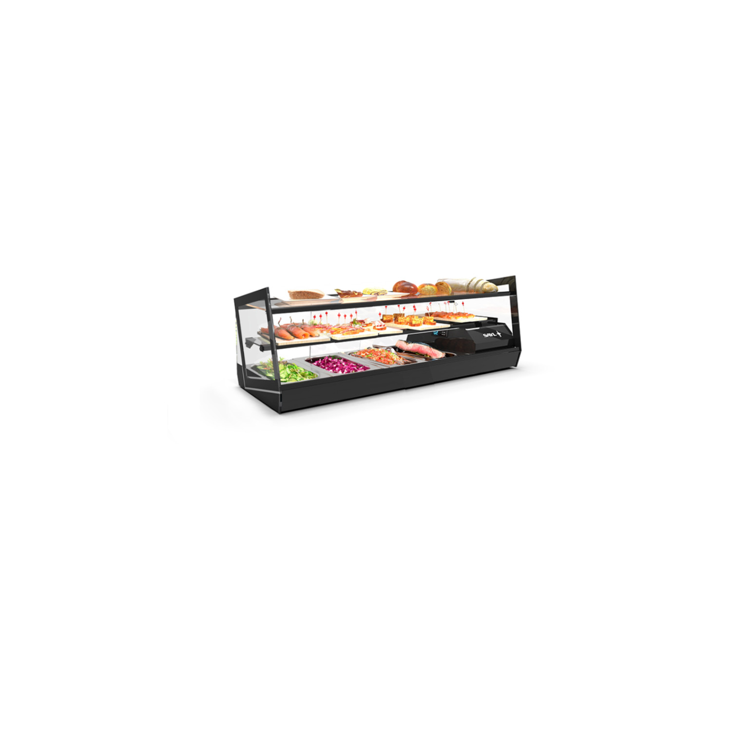 Vitrine Refrigerada de Bancada 4xGN1/3-40mm