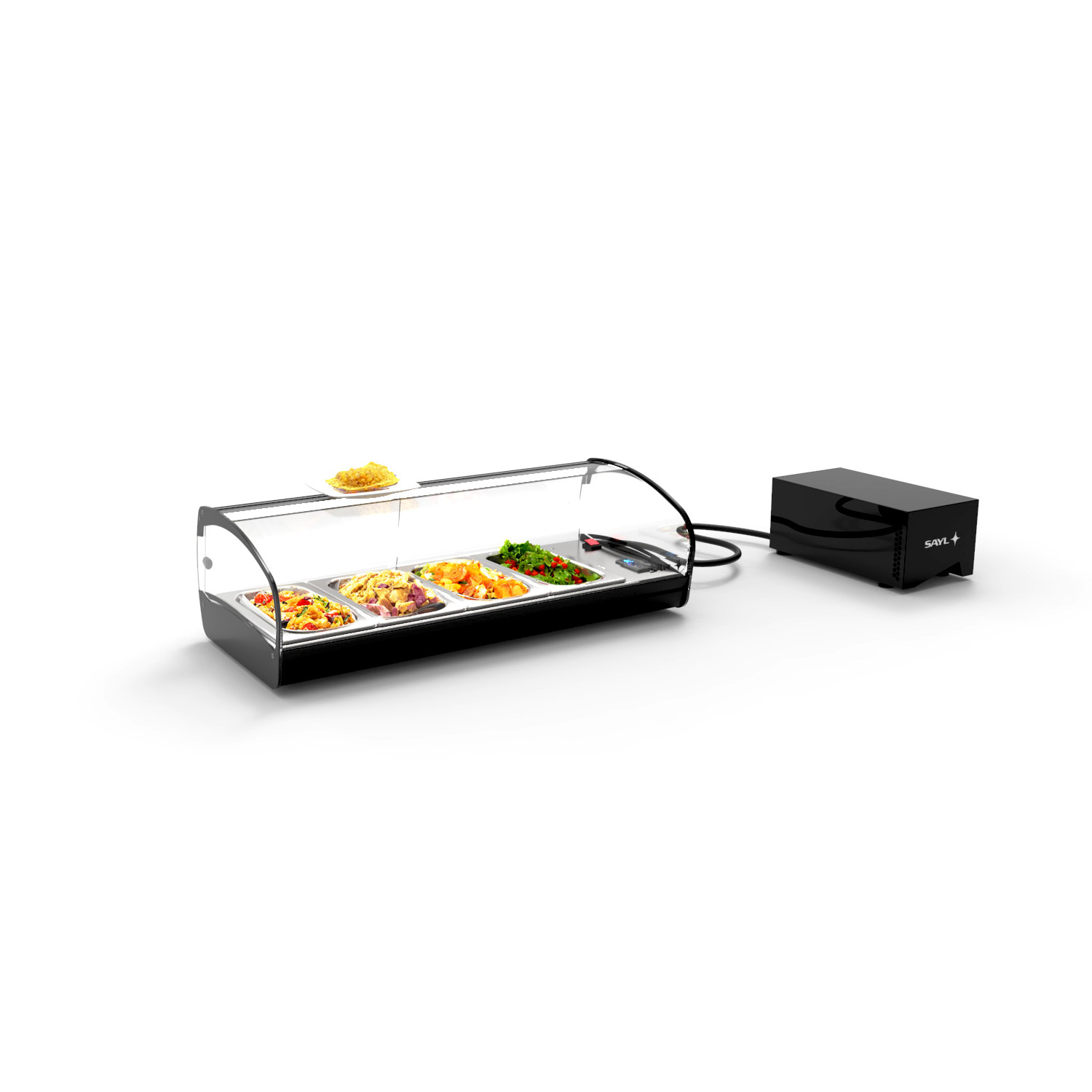 Vitrine Refrigerada de Bancada para 4xGN1/3