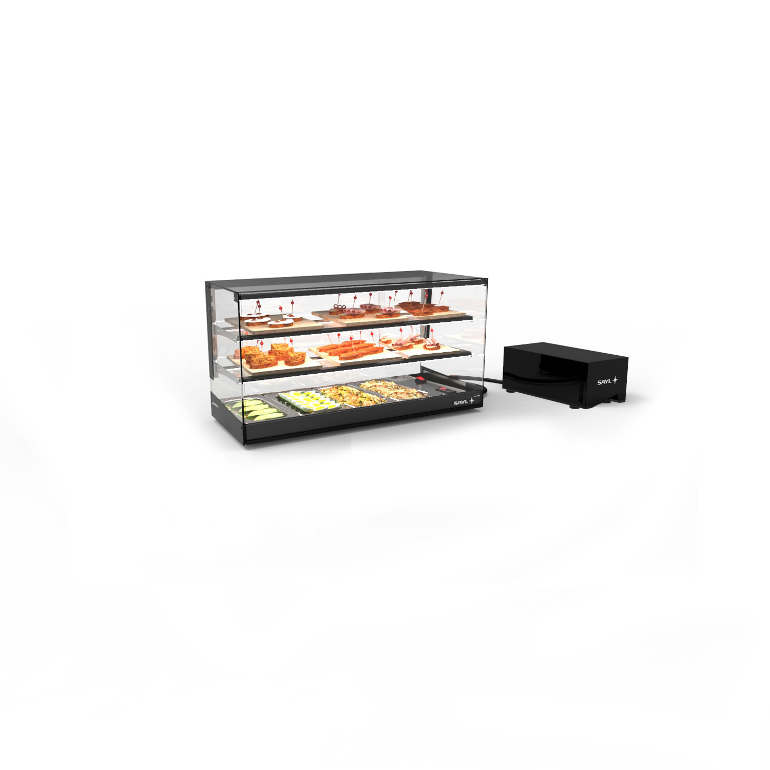 Vitrine Refrigerada de Bancada com Grupo Remoto