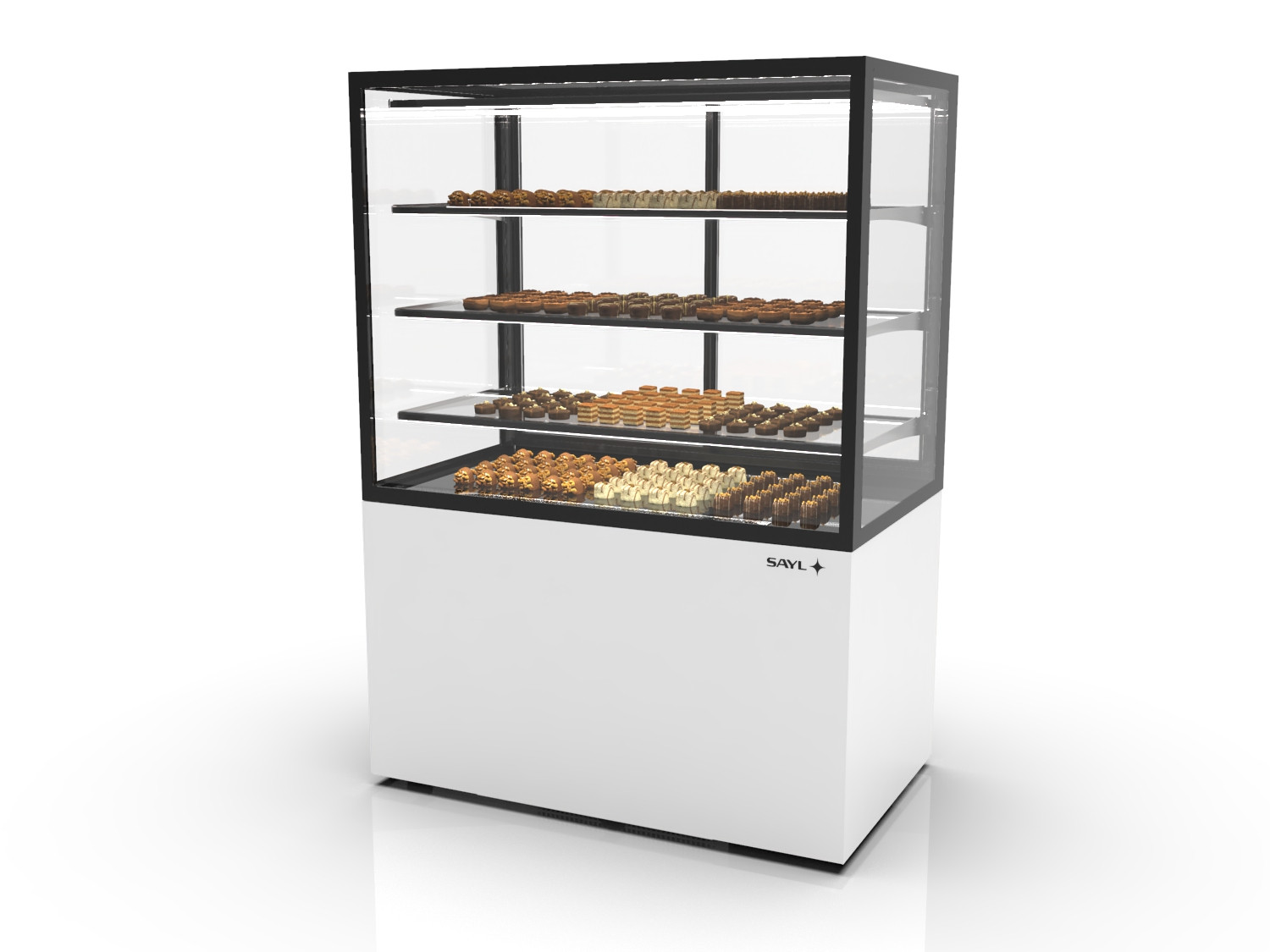 Vitrine Vertical Refrigerada com Controlo de Humidade