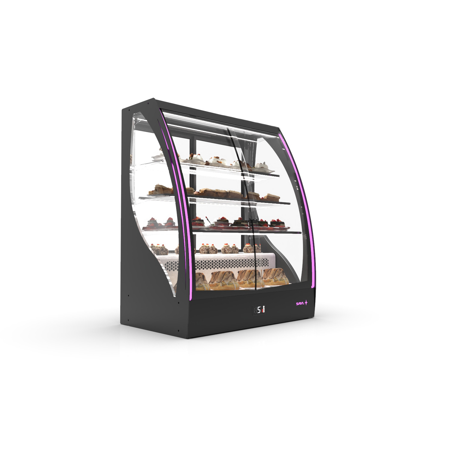 Vitrine Refrigerada Curva PAK 1015mm