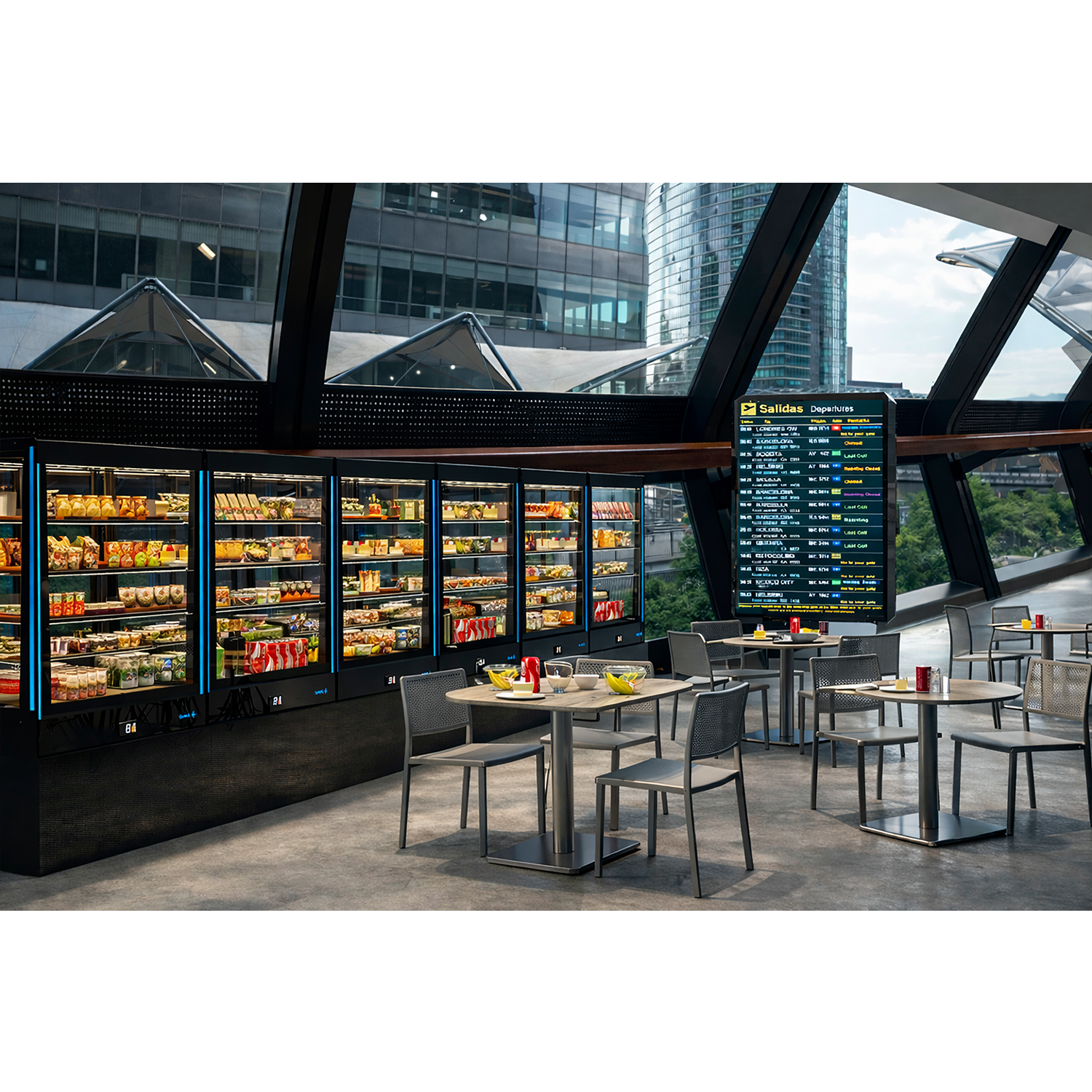 Vitrine Refrigerada Curva PAK 1015mm