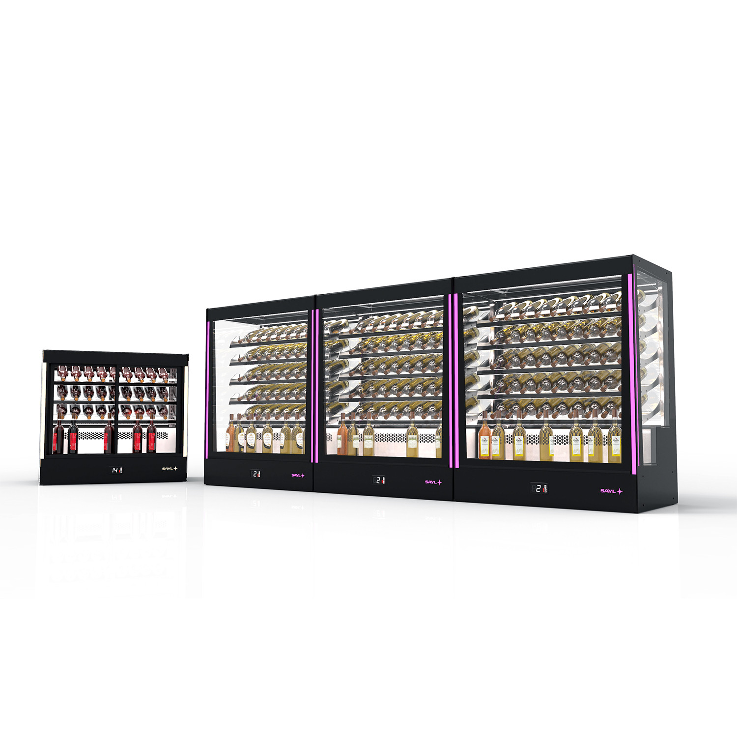 Vitrine Refrigerada Curva PAK 1015mm
