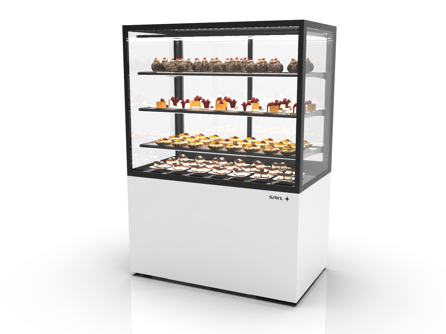 Vitrine Refrigerada Elegance Série Integra 1000x600x1400mm