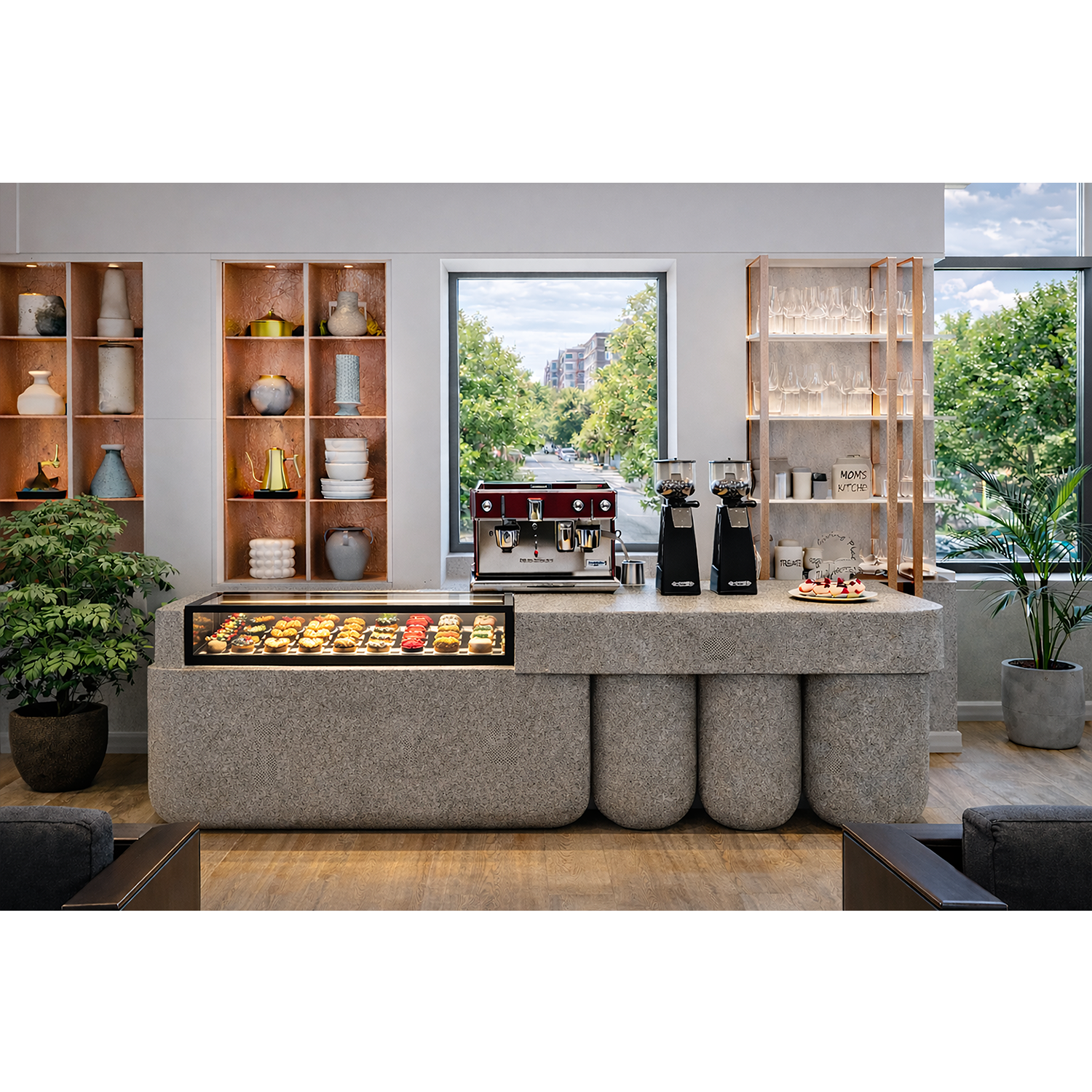 Vitrine Refrigerada Encastrável 600mm com Portas Deslizantes