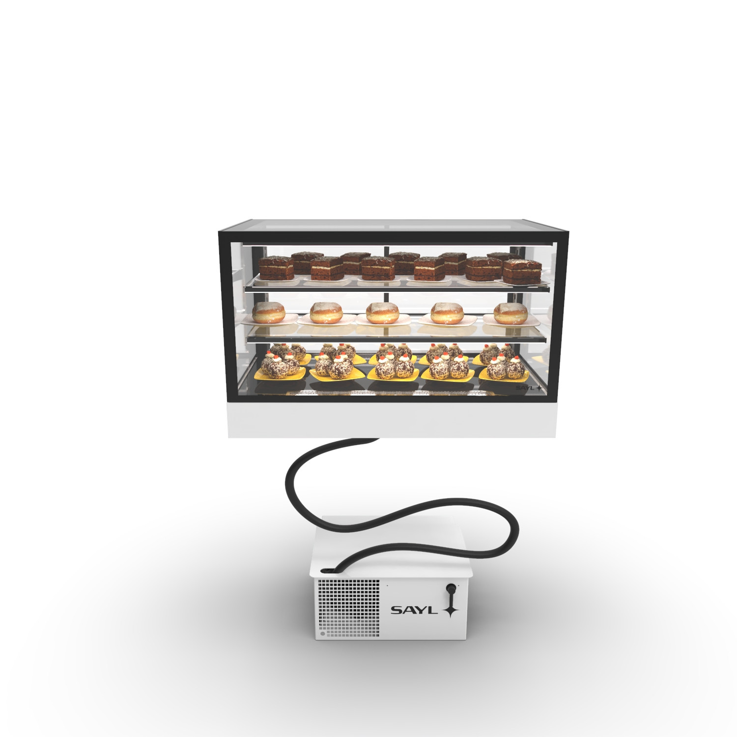 Vitrine Refrigerada Expositora 1000mm com Grupo Remoto