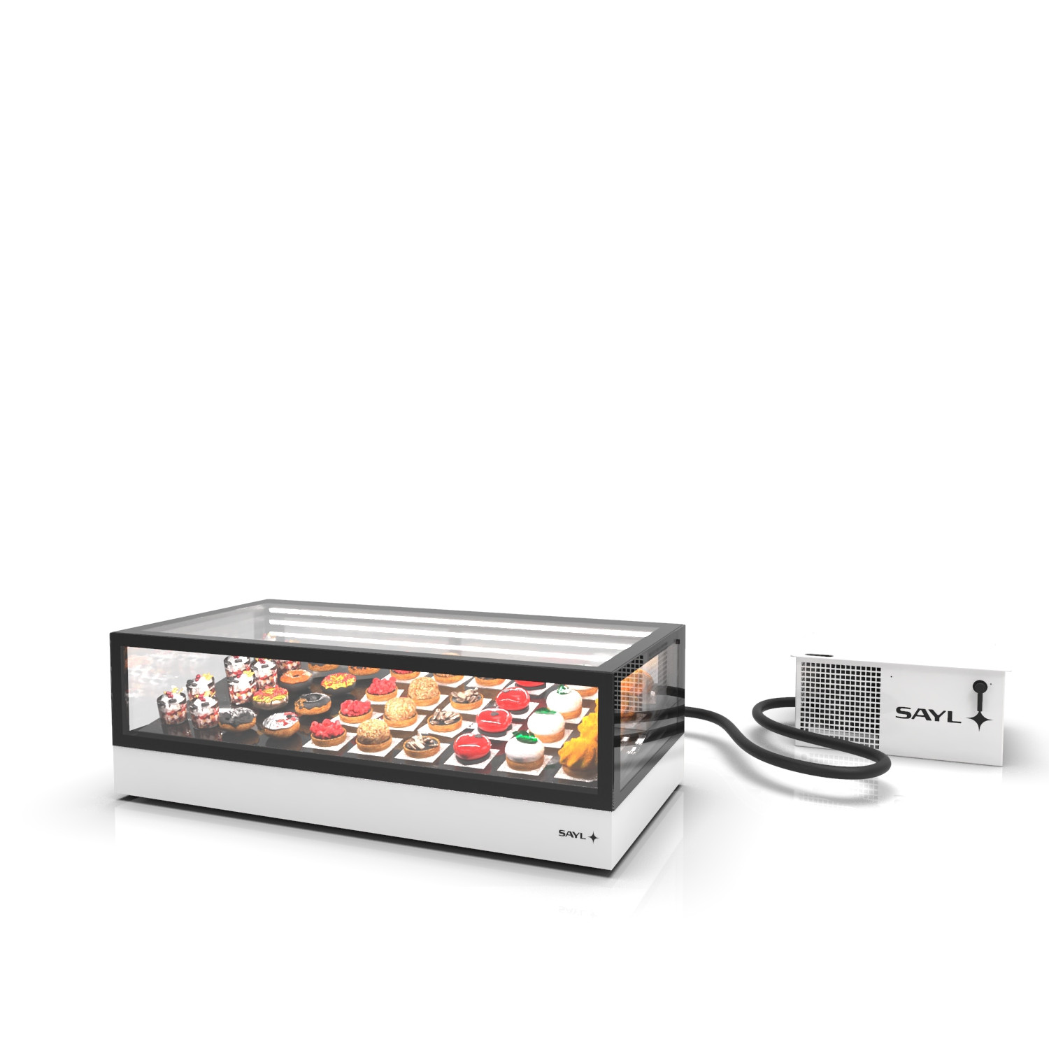 Vitrine Refrigerada para Exposição de Produtos 120cm