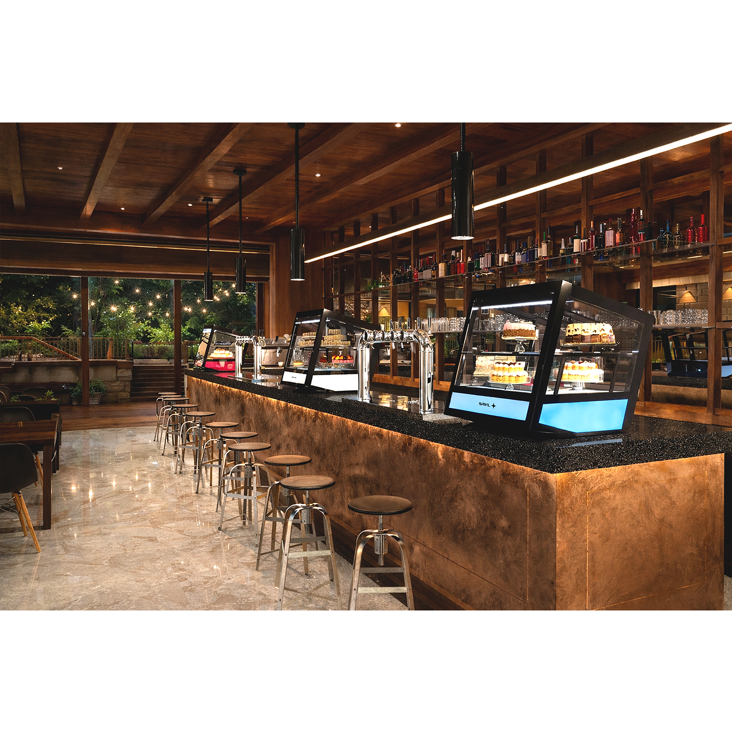 Vitrine Refrigerada para Exposição de Produtos QBO-R 620mm