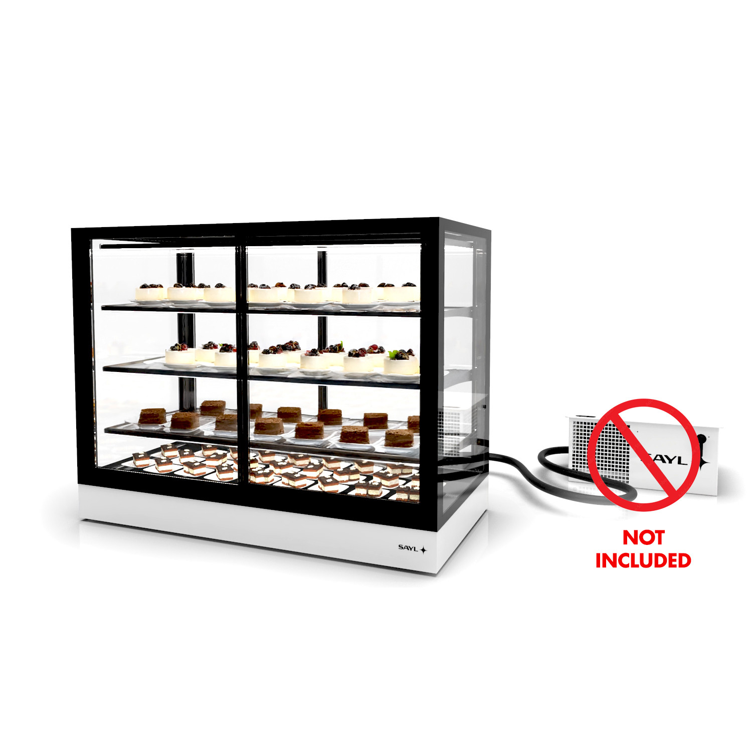 Vitrine Refrigerada Expositora Integra 120cm Portas Deslizantes
