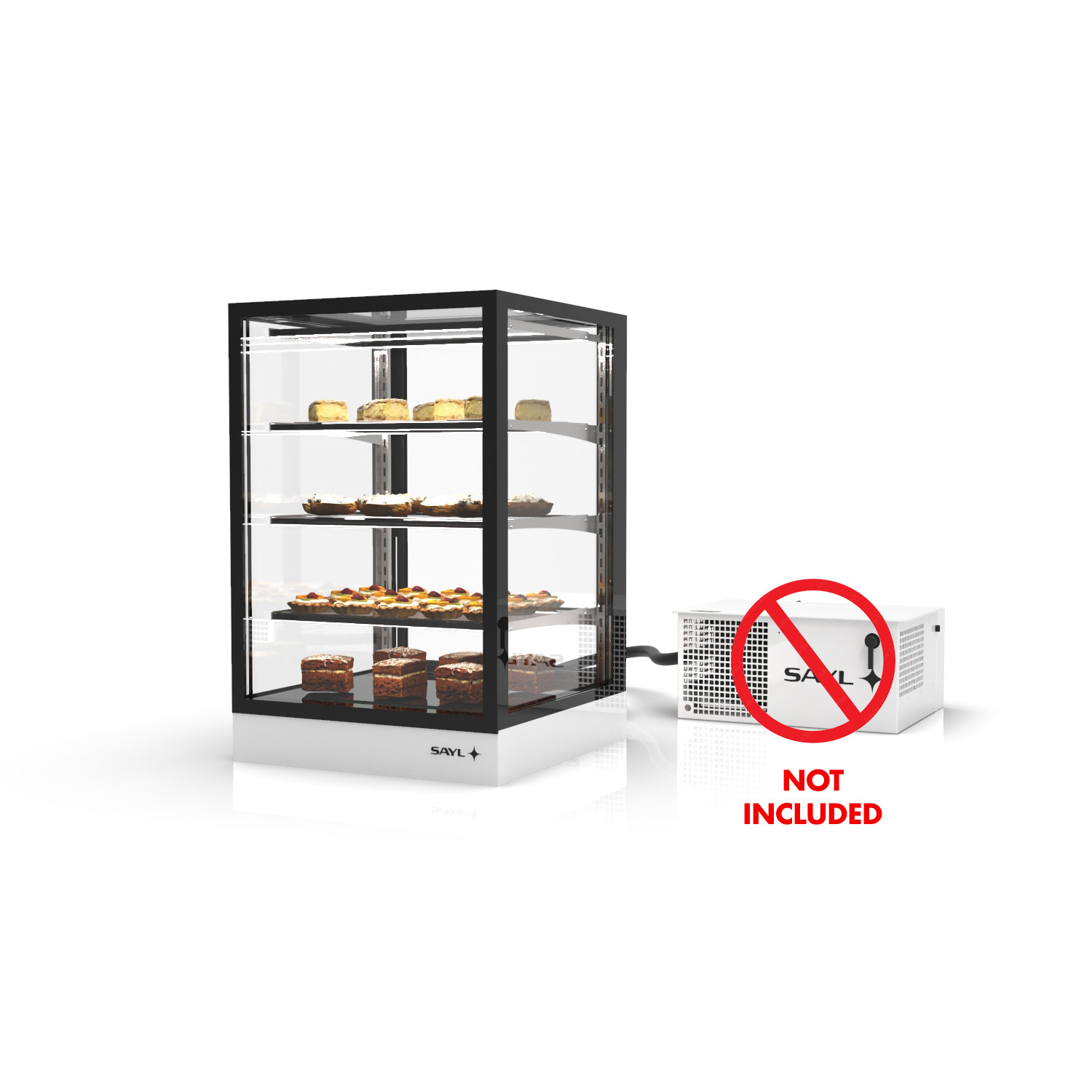 Vitrine Refrigerada Expositora de Balcão Remota