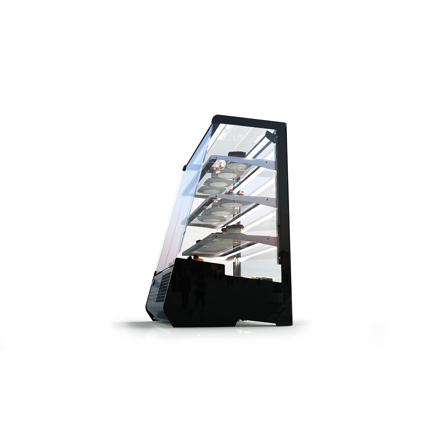 Vitrine Refrigerada Expositora 710mm para Balcão