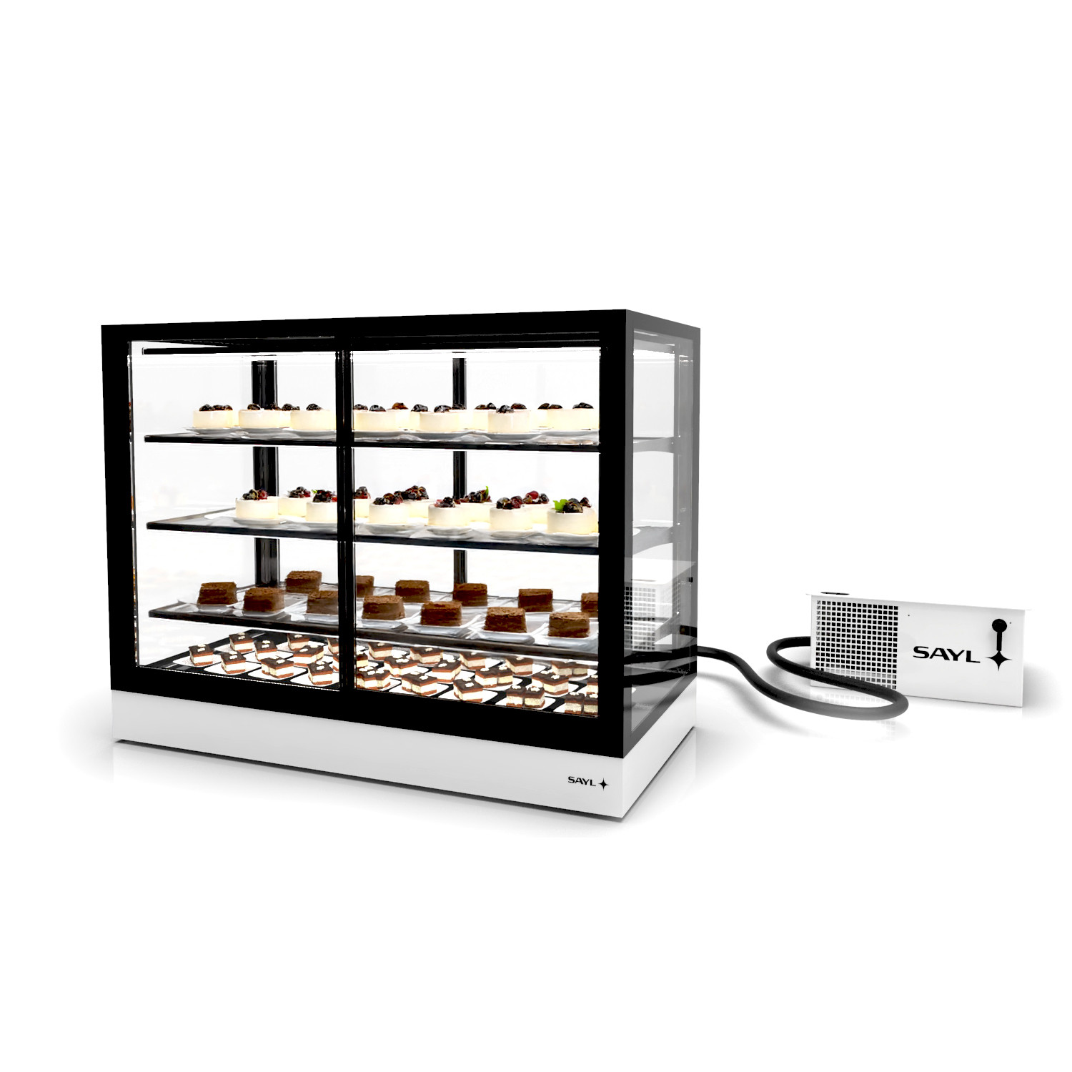 Vitrine Refrigerada Expositora 1200mm de Grupo Remoto