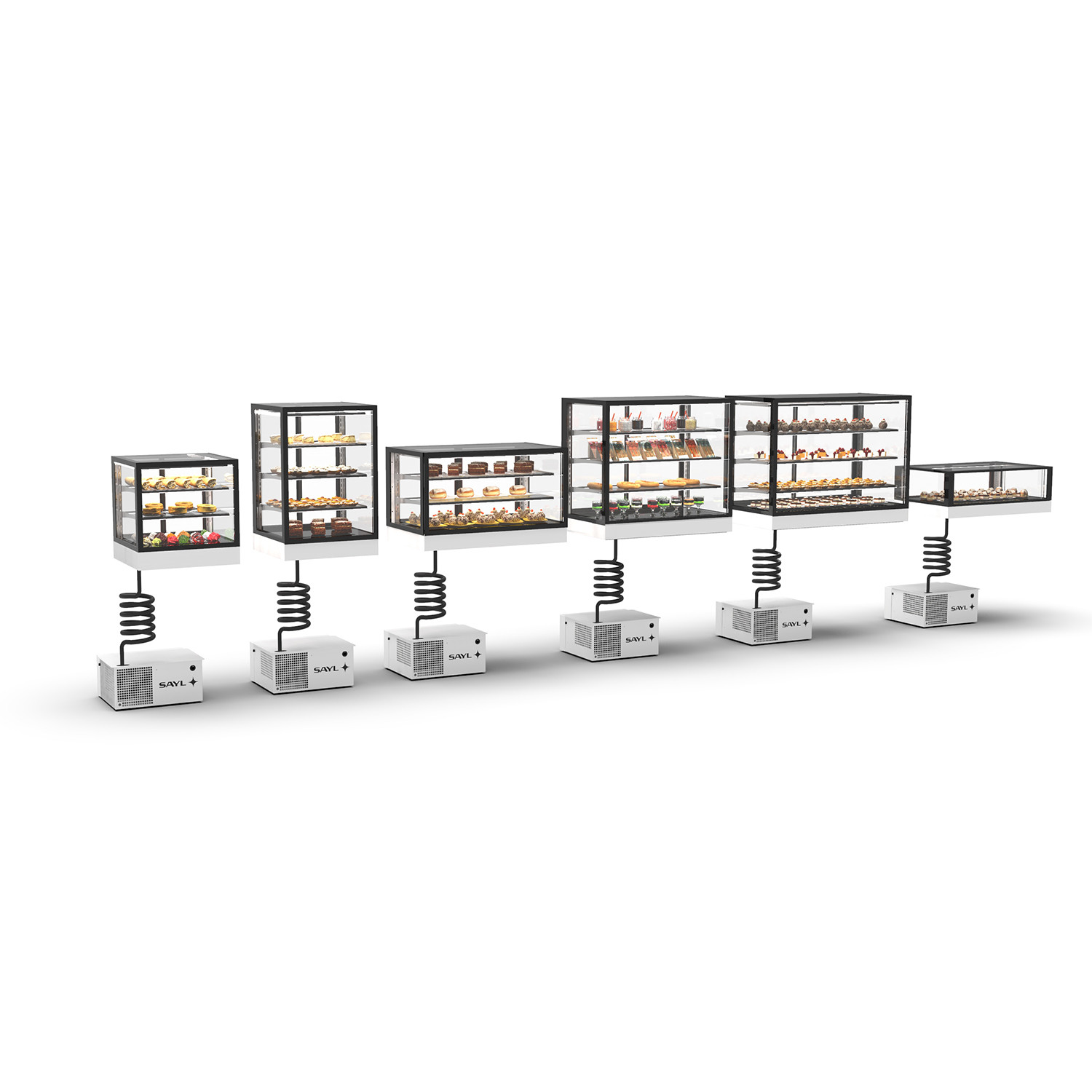 Vitrine Refrigerada Expositora IN100-90R-B Vidro Duplo