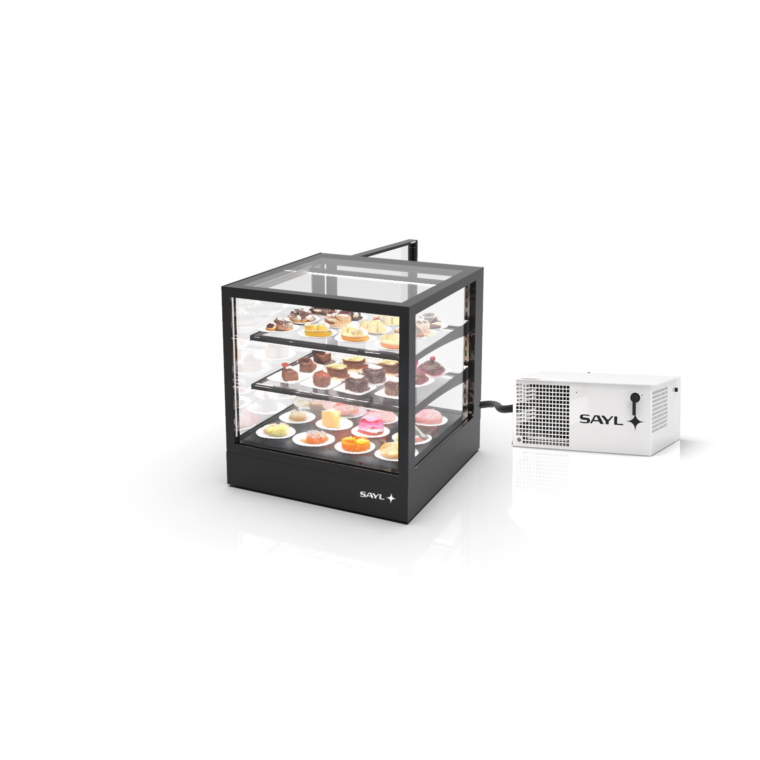 Vitrine Refrigerada Expositora IN60-60R-B Vidro Duplo