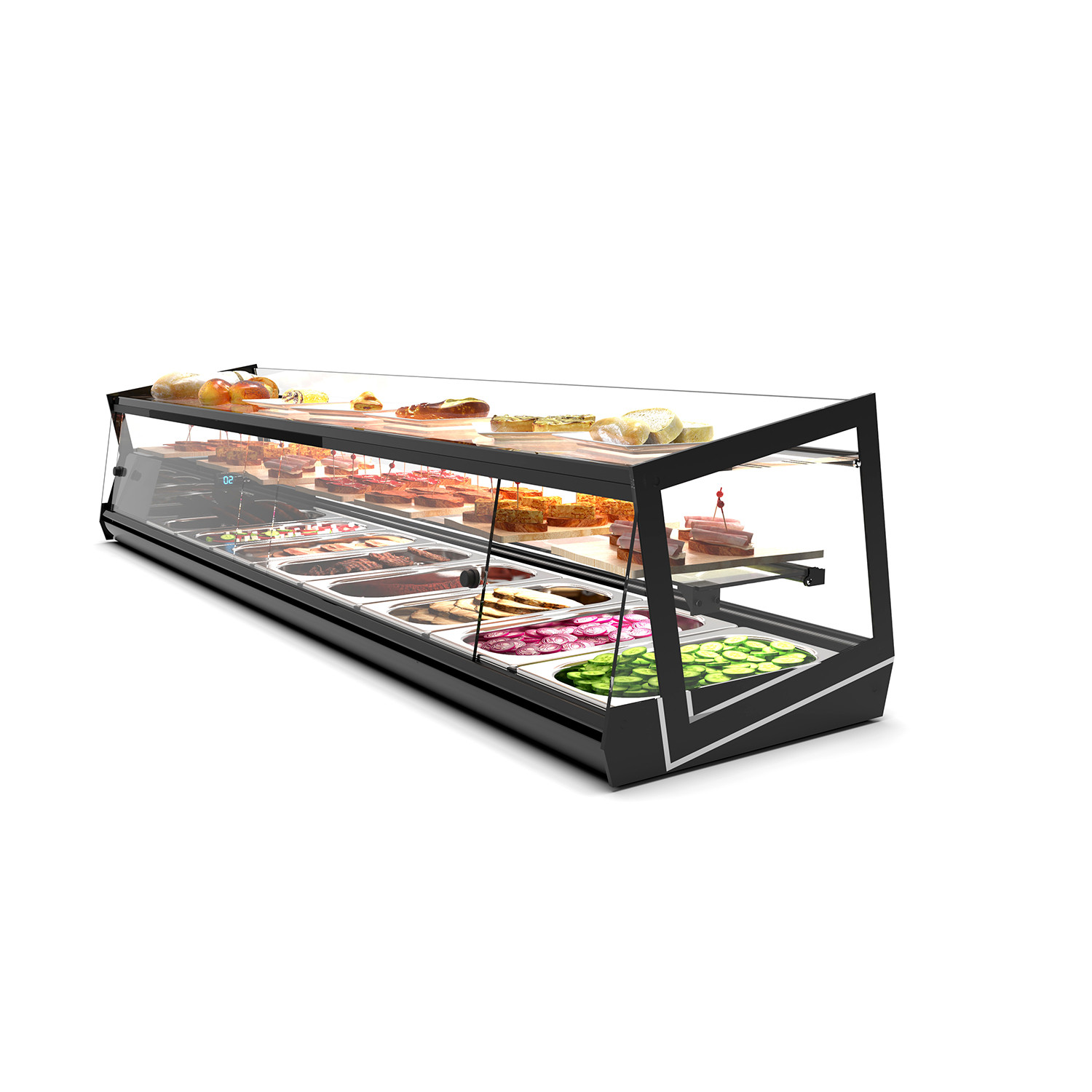 Vitrine Refrigerada Expositora Kube 8B 55kg