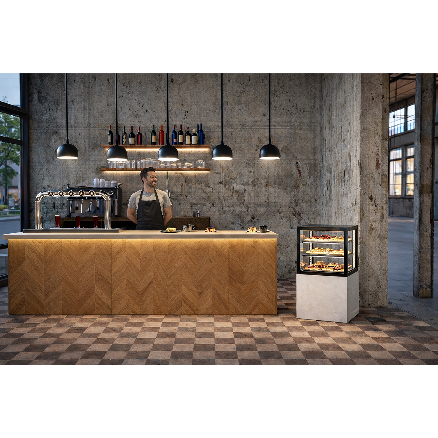 Vitrine Refrigerada Expositora Humidade IN60/80-140HA-B