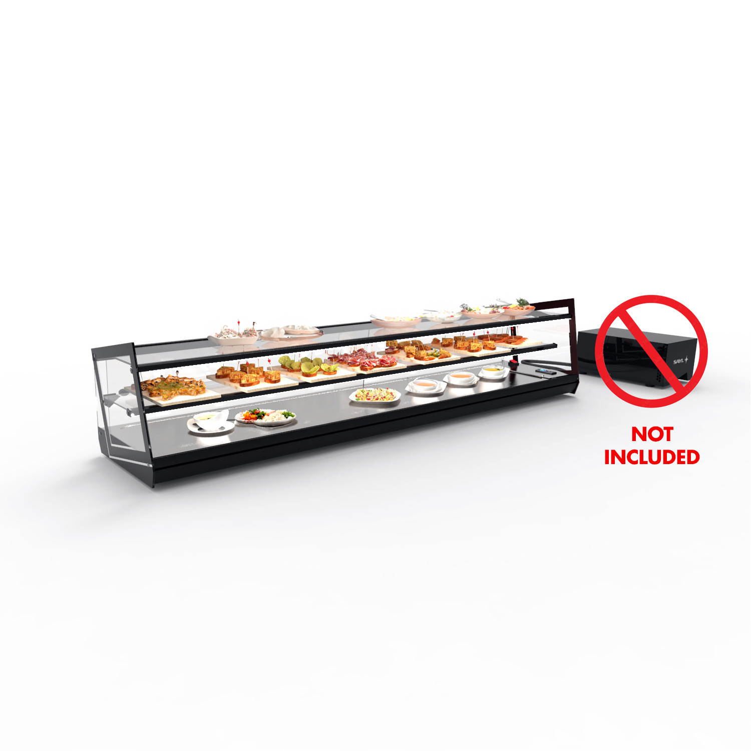 Vitrine Refrigerada Kube 3 Níveis VCKB8GRZP