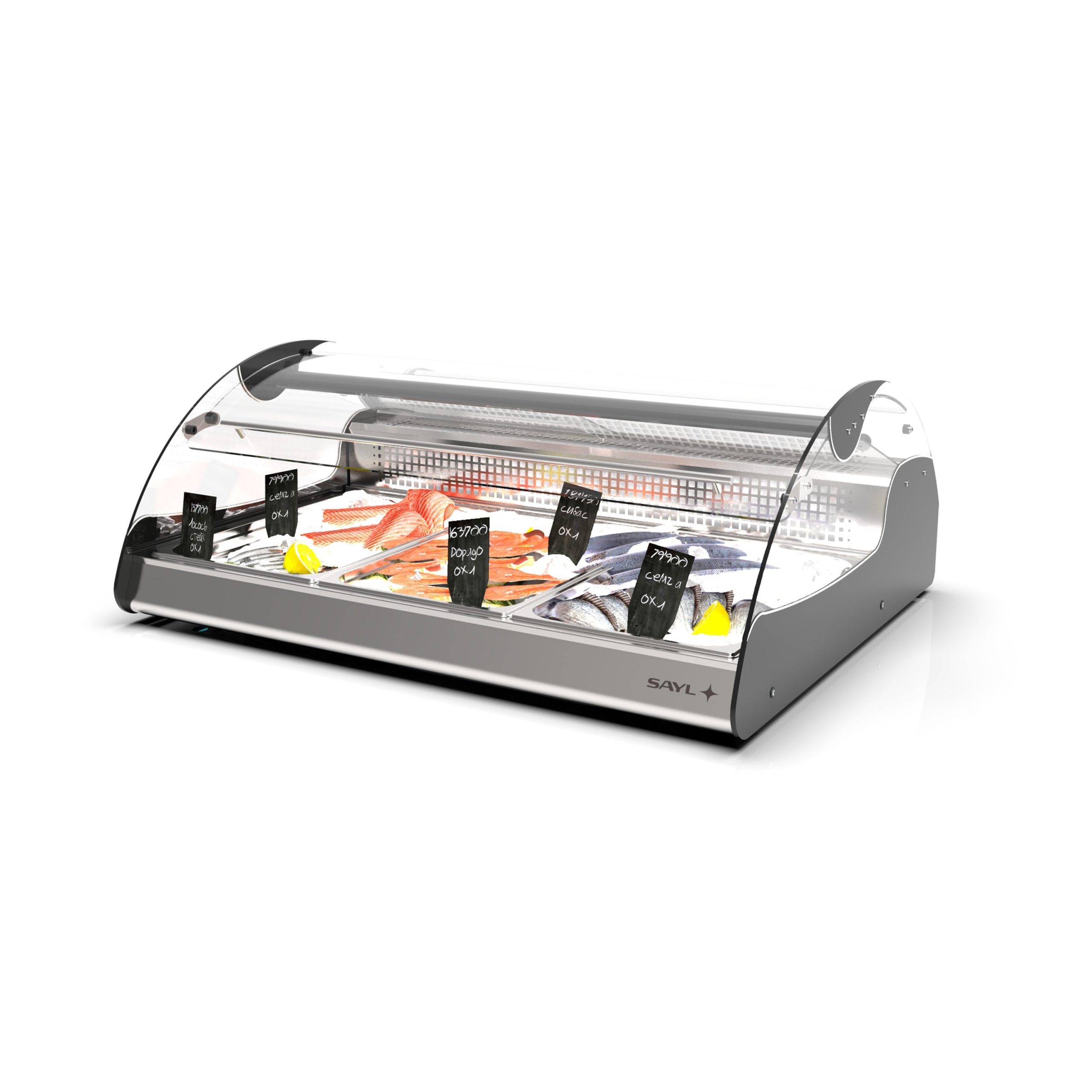Vitrine Refrigerada para Peixe 3xGN 1/1 - VX3-N